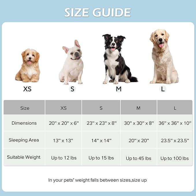 JOEJOY Donut Small Dog Bed, Round Cat Beds - Image 6