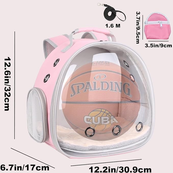 Portable Small Animal Backpack Travel Breathable Pet Carrier Bag Cages - Image 2
