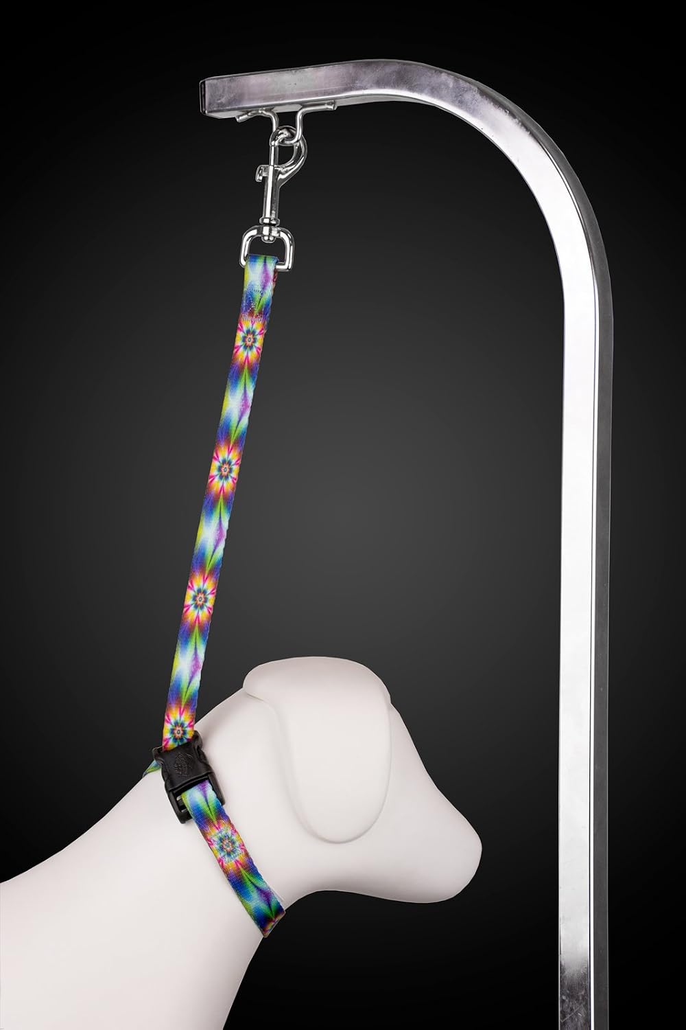 5/8 Inch Tie Dye Flowers Grooming Loop with Quick Release Buckle with 14 Unique Designs