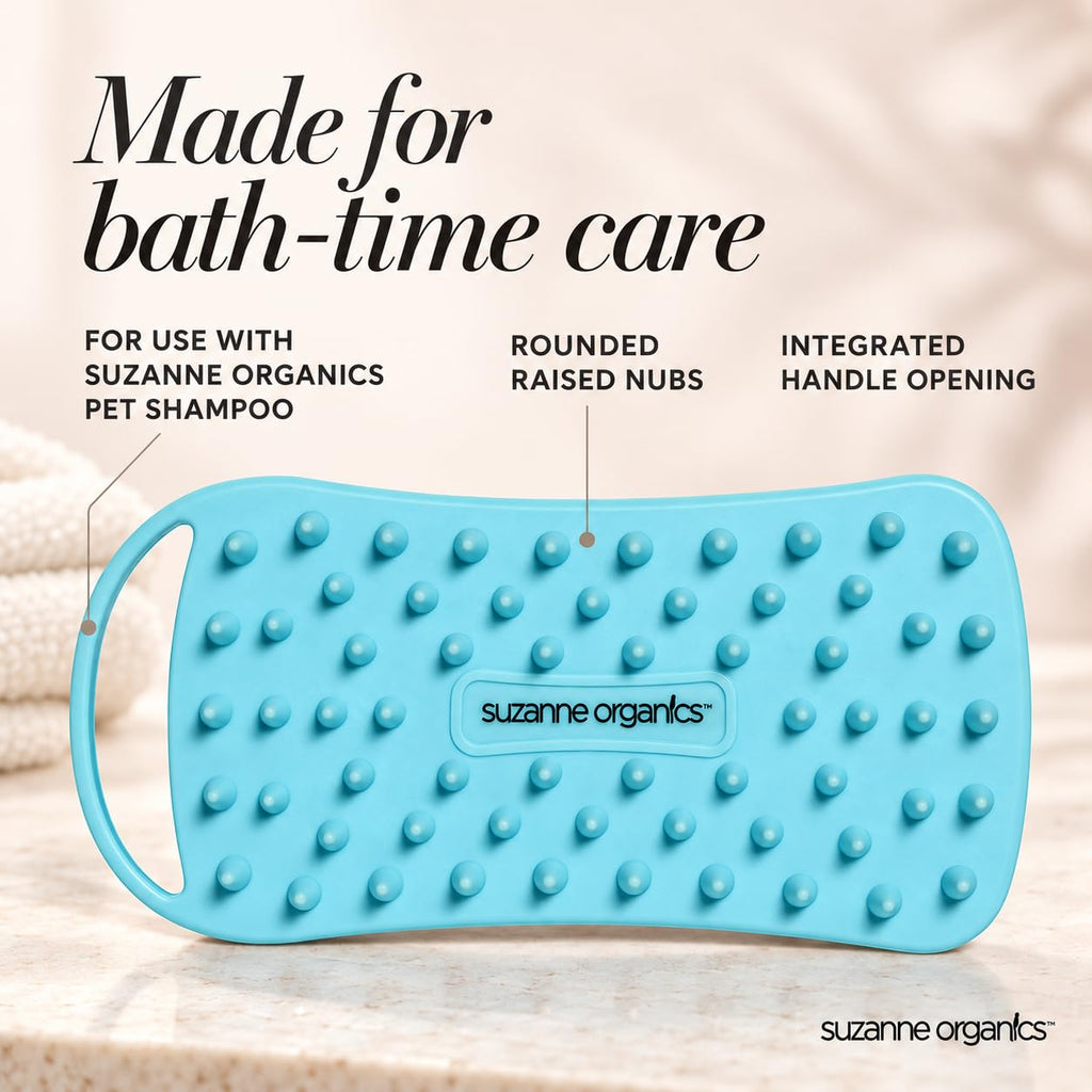 Suzanne Somers Pet Brush - Professional Grooming Tool for Dogs & Cats - Gentle Firmness for Deshedding & Massaging - Designed for Use with Suzanne Somers Pet Shampoo - Certified ToxicFree