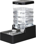 RIZZARI Stainless Steel Pet Water Feeder: 9L Large Gravity Waterer by RIZZARI