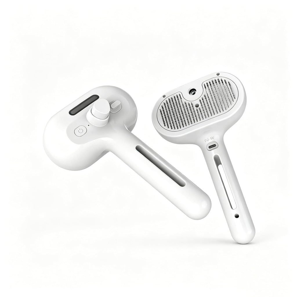 Steam Spray Pet Brush Dog Cat Grooming Comb For Shedding Floating Hair