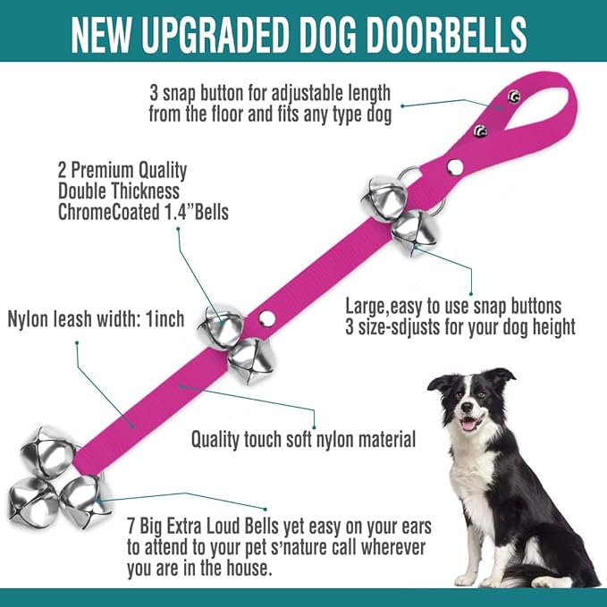BLUETREE Dog Doorbells Premium Quality Training Potty Great Dog Bells - Image 2
