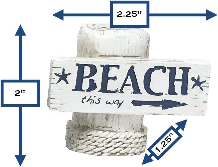 Penn-Plax Deco-Replicas 4-Piece Aquarium Decorating Kit – Nautical & Beach Themed – Safe for Freshwater and Saltwater Fish Tanks