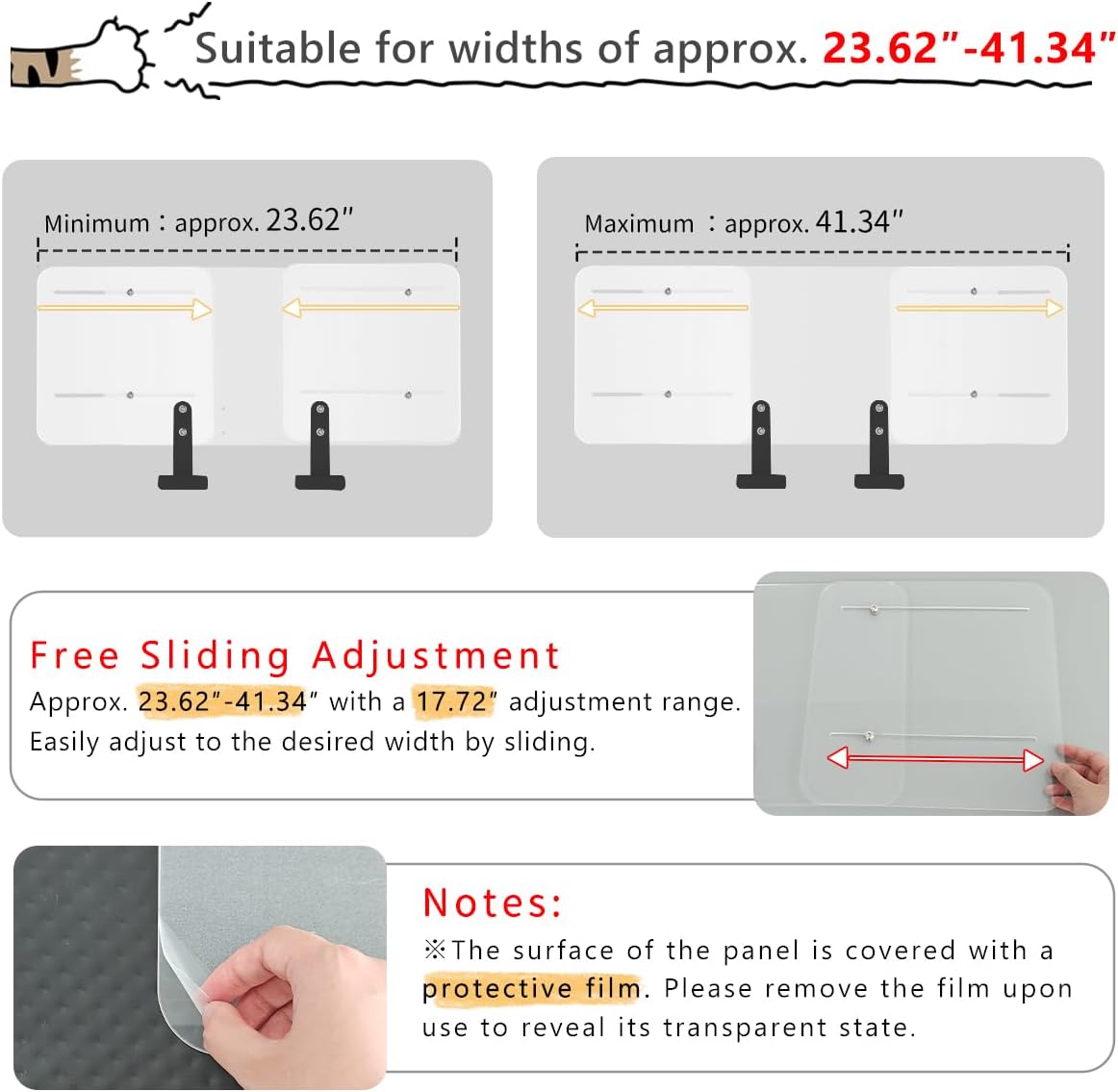 Lumizone Pet Gate Height Extension Kit 13.4" H White