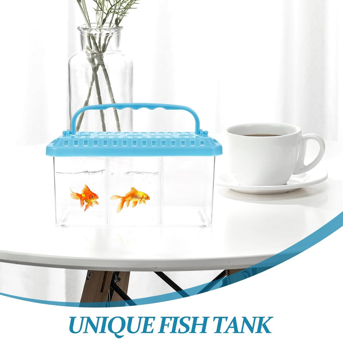 Toyvian Acrylic Fish Breeder Box, Floating Aquarium Isolation Tank