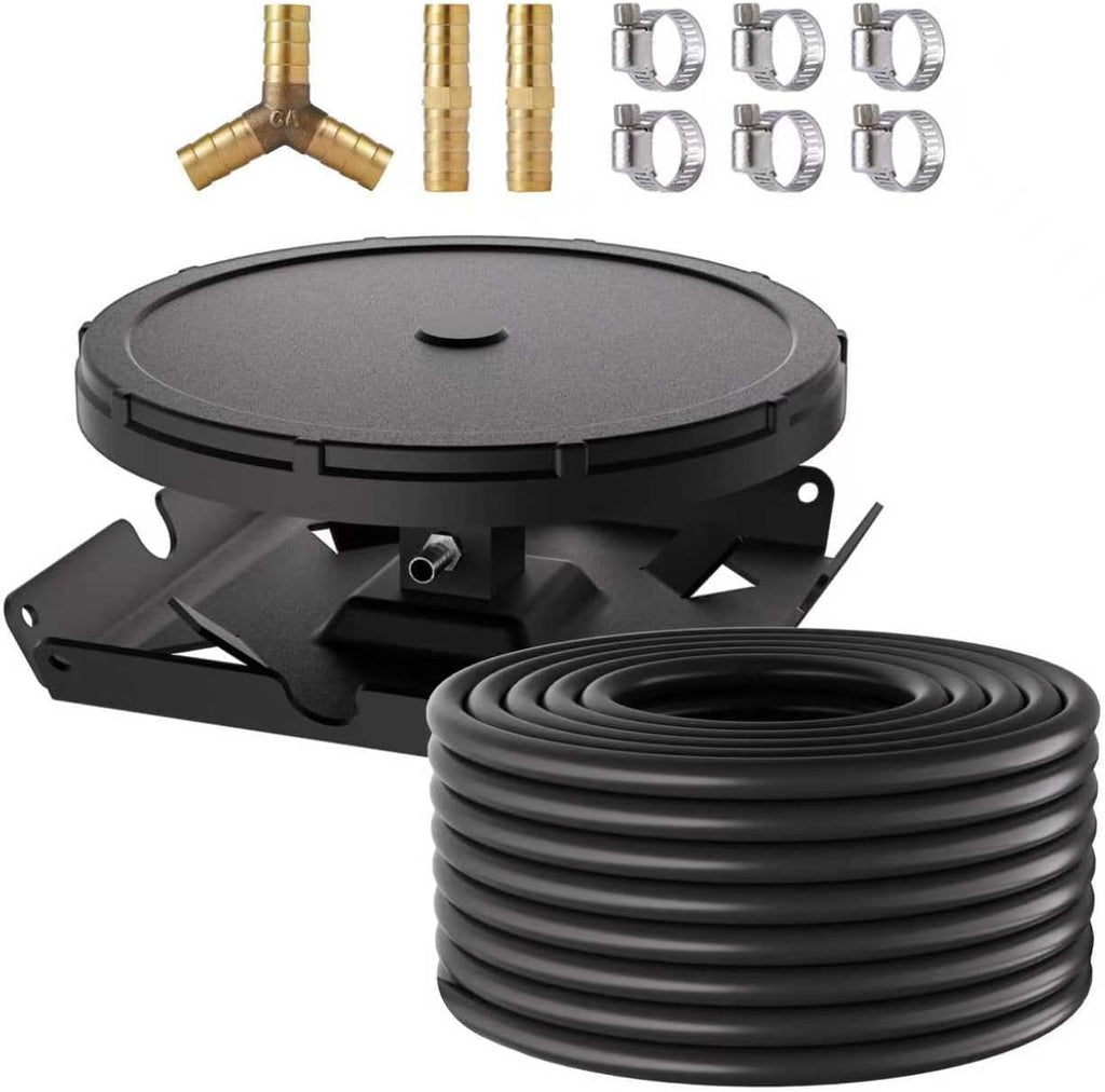 PAS20AL+PAS20AD Pond & Lake Aeration Accessories 100'of Weighted Tubing + Membrane Diffusers