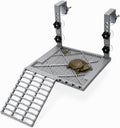 Hanging Turtle Basking Platform with Ramp and Feeding Tray