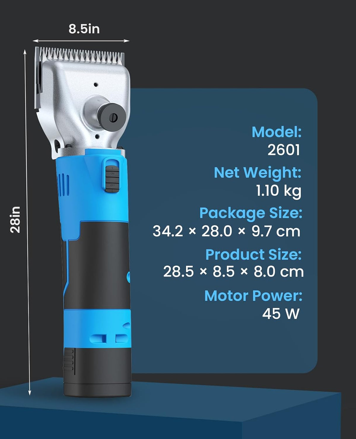 oneisall Professional Horse Clippers 2601