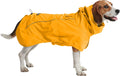 Spark Paws Dog Raincoat - Waterproof Rain Jacket w/Hood, Full Coverage