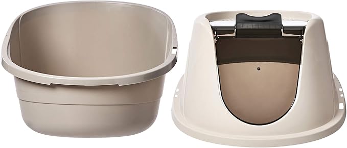 Amazon Basics No-Mess Hooded Enclosed Cat Litter Box - Image 3