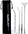 VORESTIC 4Pcs Aquascaping Tools, Stainless Steel Aquarium Tweezers, Scissors by VORESTIC