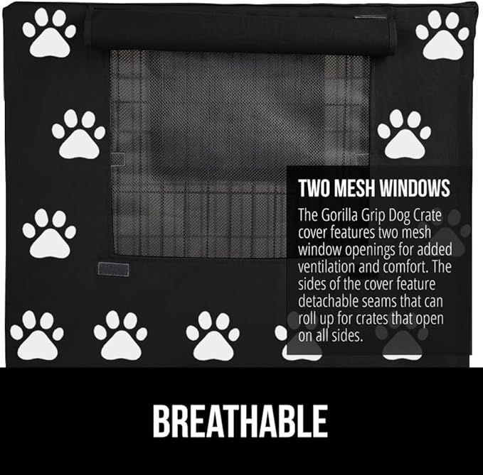 GORILLA GRIP Dog Crate Covers Compatible - Image 4