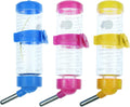 3 Pack Hamster Water Feeder Bottle, 125 ml No-Drip Small Animals Water Dispenser, Pet Hanging Water Bottle for Guinea Pigs, Bunny, Chinchillas, Rabbit