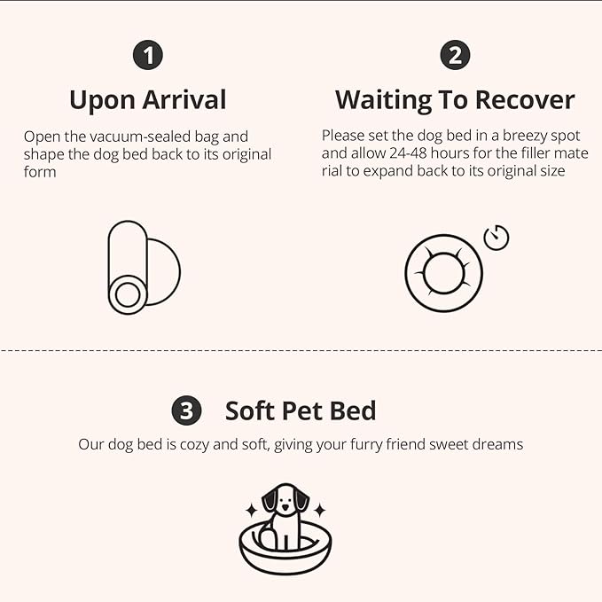 JOLLYVOGUE Calming Small Dog & Cat Bed - Image 8