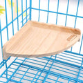 Litewoo Bird Perch Corner Platform Stand Shelf for Parrot Parakeet Cage
