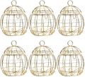Beaupretty 6pcs Birdcage Shape Tinplate Candy Box Elegant Wedding Favor by Beaupretty