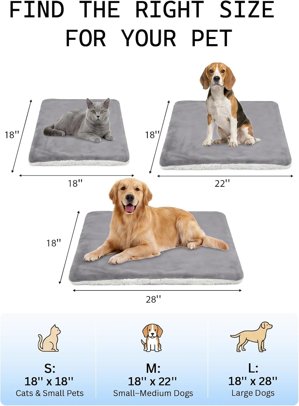 Rest-Eazzzy Pet Heating Pad for Cats,Waterproof,Anti-Bite Timer Warming Mat