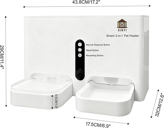 Automatic Pet Feeder and Water Dispenser 2-in-1 Set - Image 7