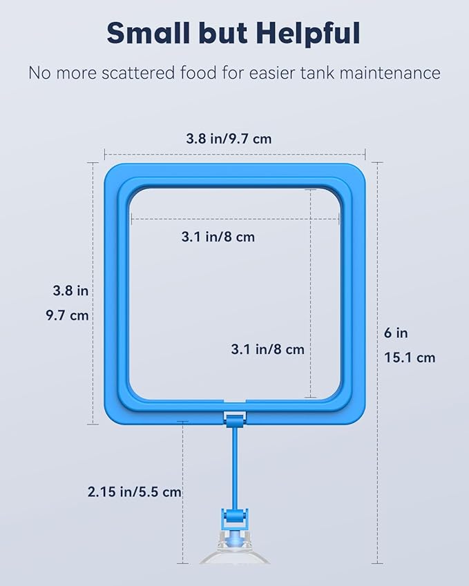 Pawfly Fish Feeding Ring for Fish Tank Aquarium Feeding Ring - Image 3