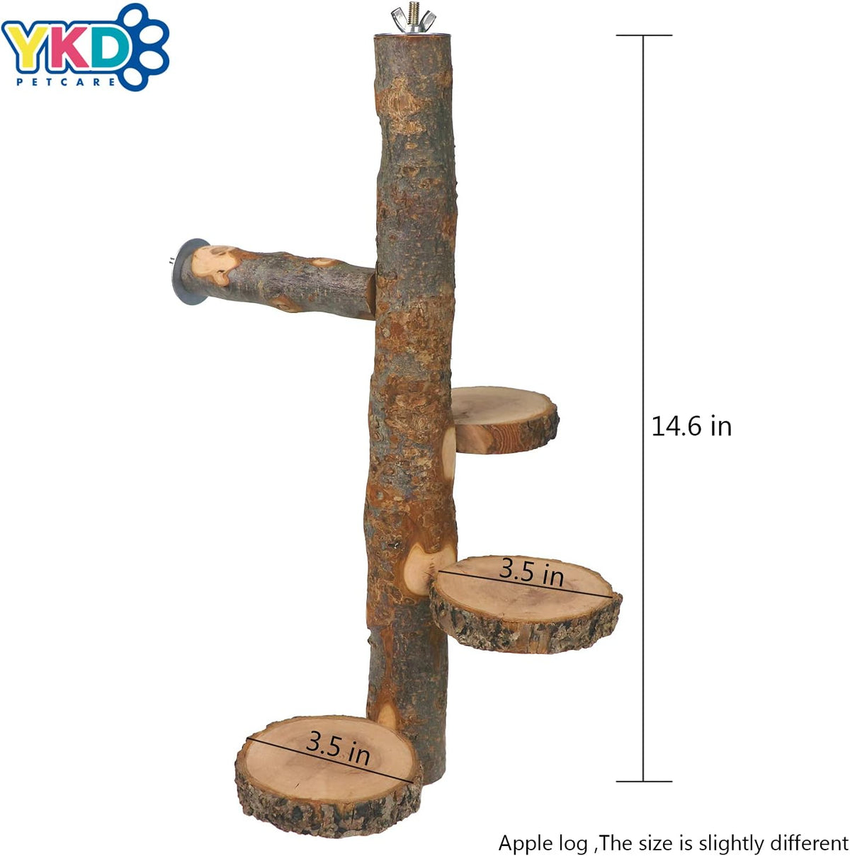 YKD Chinchilla Large Hanging Wooden Rotating Platform