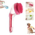 Pet Bath Brush, 2025 New 2 in 1 Dog Bath Brush by Yilia