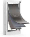 Baboni 3-Flaps Pet Door for Interior and Exterior Doors, Steel Frame and by Baboni