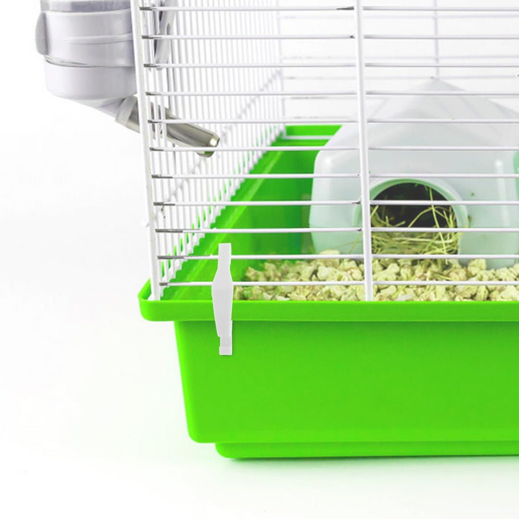 BESPORTBLE 20 Pcs Plastic Side Buckle Clips for Rabbit Cage Hamster Cage Accessories Secure Fixing Easy Installation and Cleaning