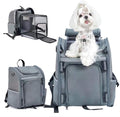 Expandable Pet Carrier, Airline-Approved Foldable and Detachable Backpack by Wildgogo