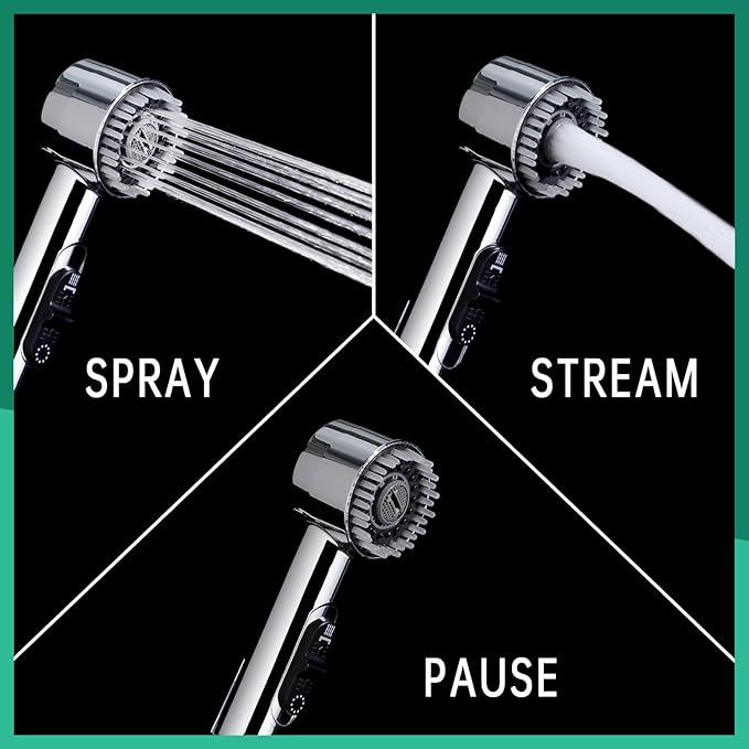 3 Mode Dog Shower Attachment, High Pressure Handheld Sprayer - Image 4