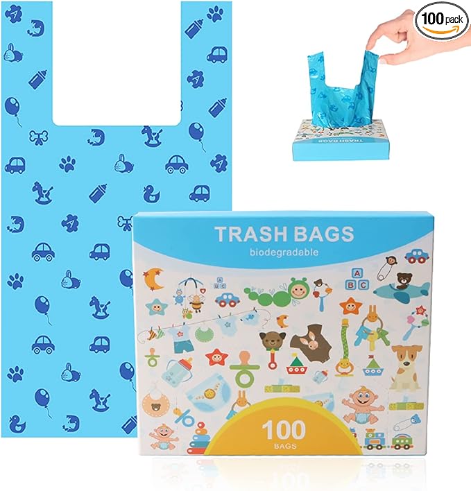 Odor Sealing Cat Litter Poop Clump Pick-Up Bags by mavere