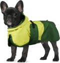 BRKURLEG Dog Raincoat, Waterproof Rain Jacket with Hood, Green, M