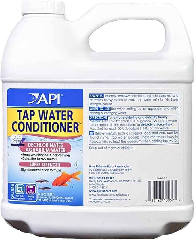 API TAP WATER CONDITIONER Aquarium Water Conditioner by API