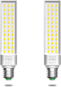 Aluxcia E26 Aquarium Light Bulbs Daylight 5500K,2-Pack(Remove/Bypass The Ballast)