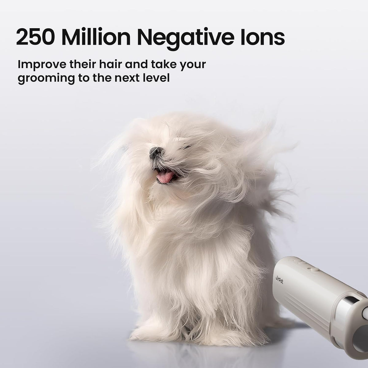 JirPet Neck Dryer for Pet Grooming, Hands-Free High Velocity Dog Dryer
