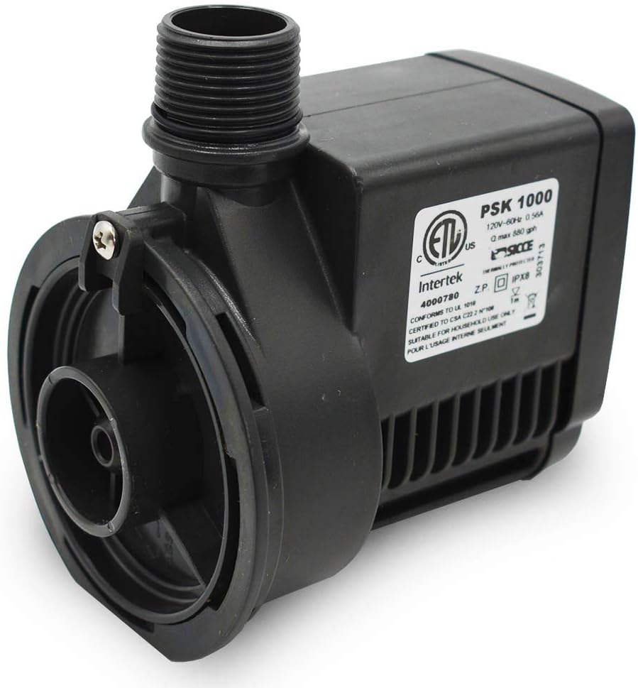 Sicce PSK 1000 Replacement Skimmer Pump 264 GPH (air) | Designed for Saltwater Aquarium Marine Use in Protein Skimmers | Silent Operation, Low Heat, Maximum Efficiency & Reliability