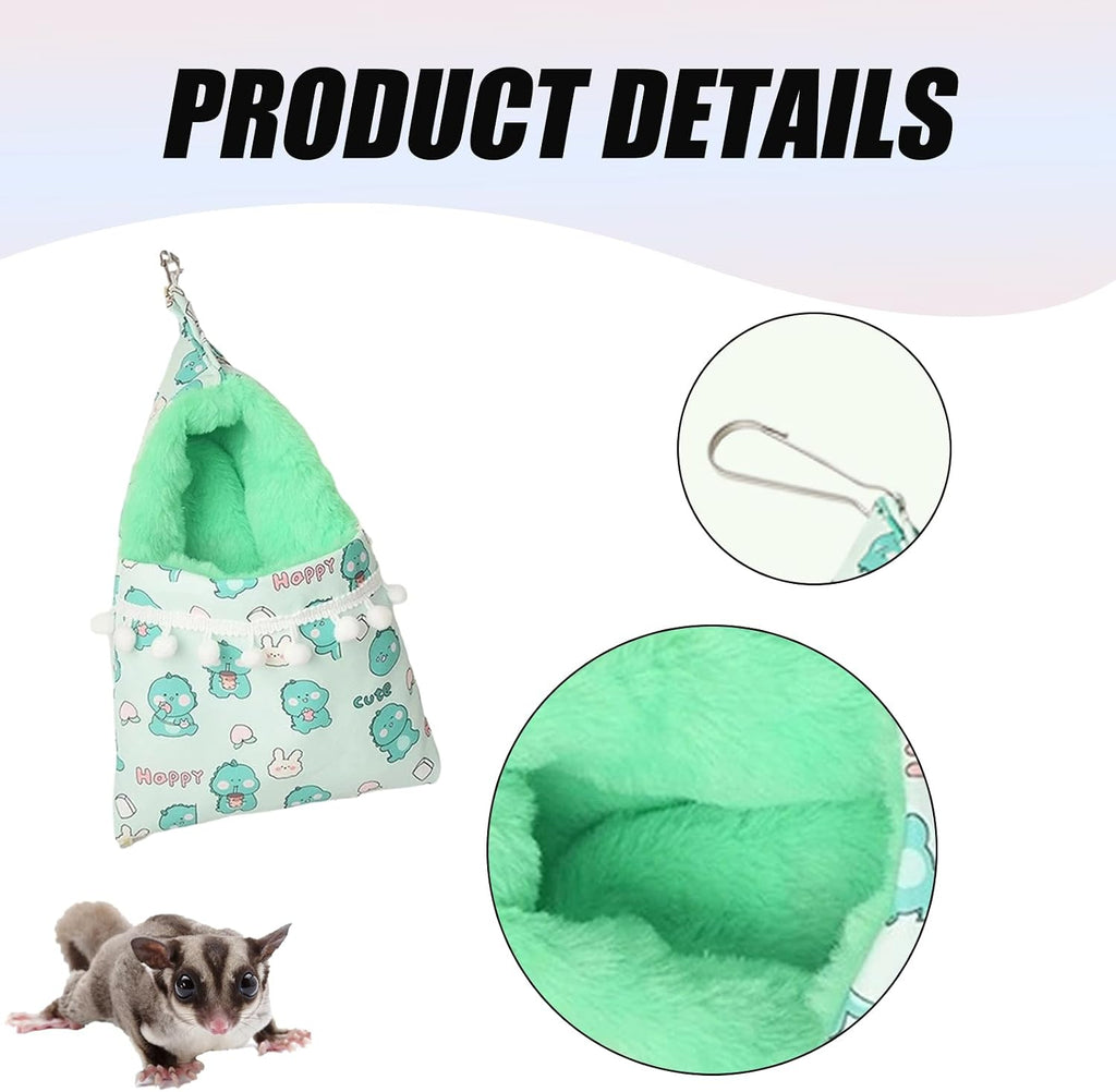 2 Pcs Sugar Gliders Sleeping Pouch Bag, Nest Bed For Small Animals (Bed)