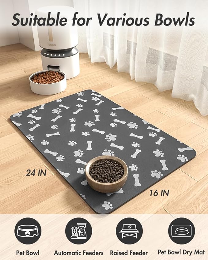MontVoo Dog Food Mat-Pet Feeding Mat - Image 8