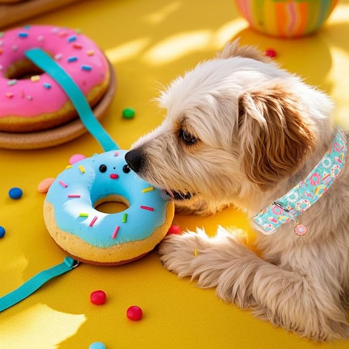 Adjustable Summer Dog Collar, Cute Mint Dessert Dog Collars - Image 3