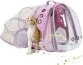 Dual Expandable Cat Backpack Carrier, Fit up to 20 lbs, Expandable Pet Carrier by halinfer