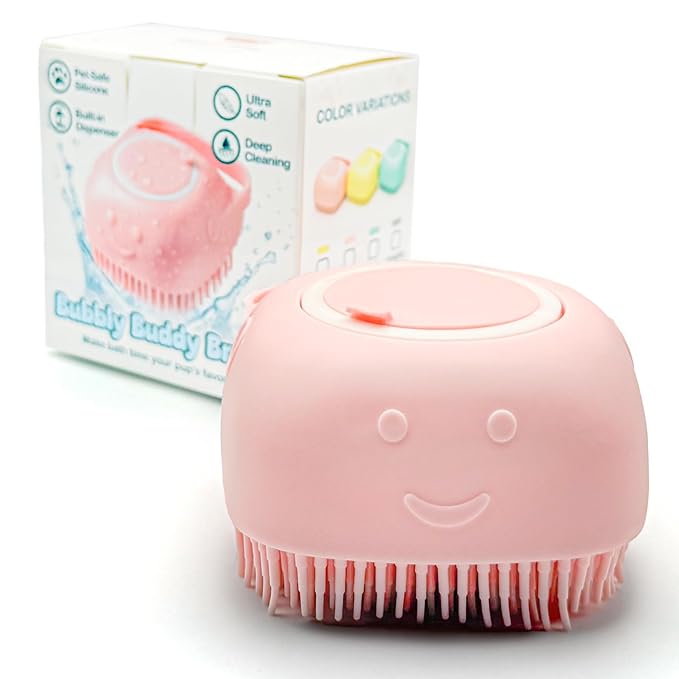 HamInWay Dog Bath Brush, 2-in-1 Dog Brush by WhereStyleMeetsControl%E2%80%94HamInWayLeashesHarnesses