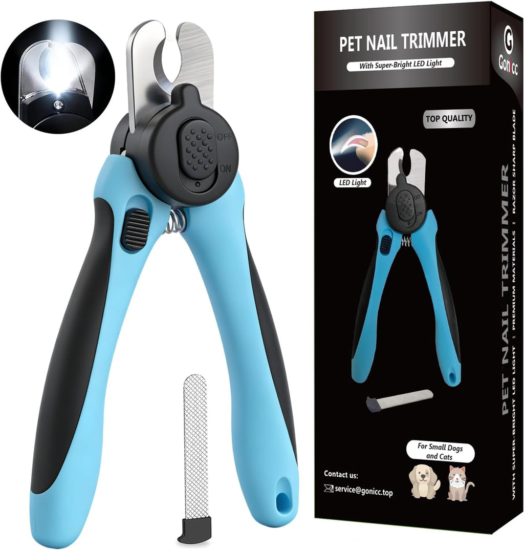 gonicc Professional Pet Nail Clippers & Trimmer for Cats and Small Animals