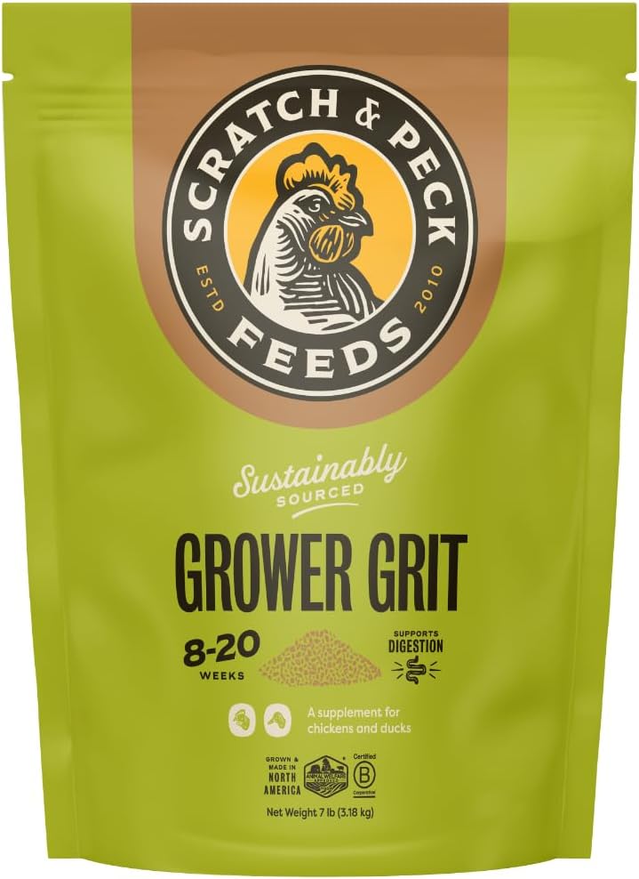 Scratch and Peck Feeds | Layer Grit for Chickens & Ducks | 7 lb Pouch