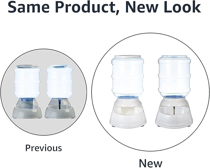 Amazon Basics Automatic Pet Water Dispenser and Gravity Food Feeder Set - Image 3