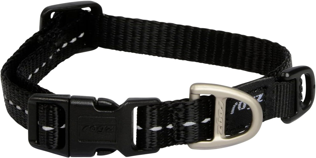 Reflective Dog Collar for Medium Dogs, Adjustable from 12-17 inches, Turquoise