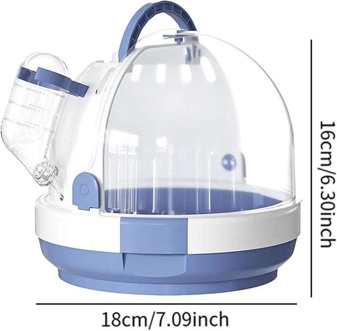 Parrot Travel Cage, Small Animal Carry Case, Breathable Hamster Carrier Cage - Image 4