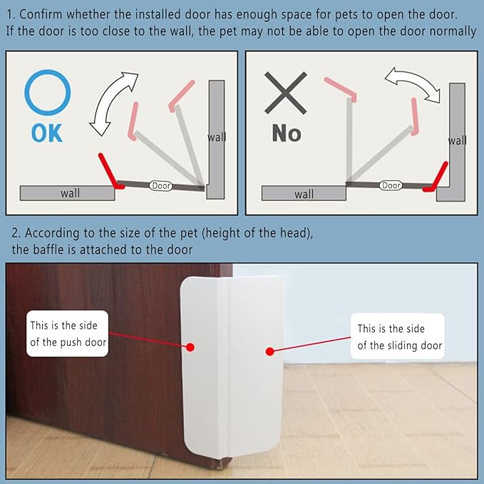 Pets Automotic Door Opener, Automatic Lockable Pet Dog Door Automatic Gate - Image 3
