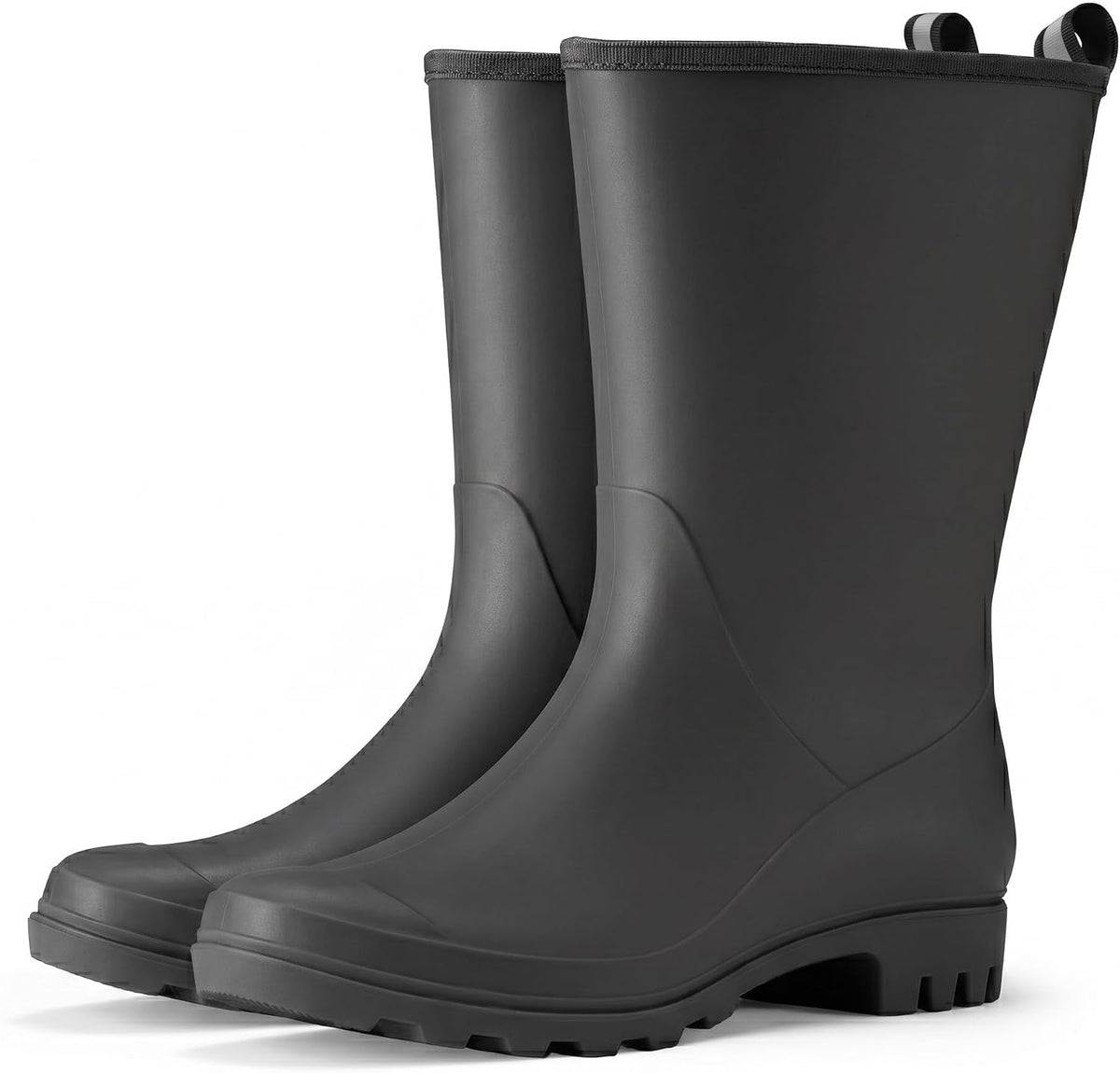 HISEA Women Rubber Boots Wide Calf Rain Boots