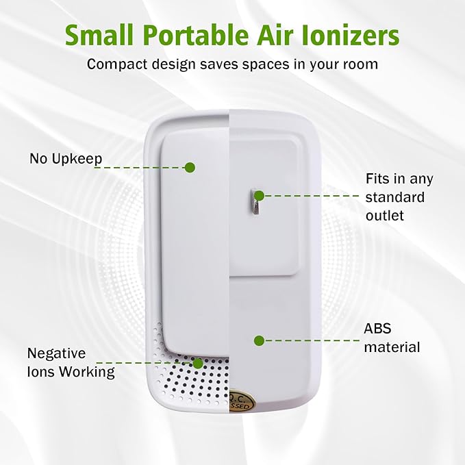 2026 New3 Pack Plug In Air Ionizers-Negative Ion Air Purifier - Image 6