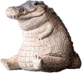 Mini Alligator Baby Statue Ornament, Cute Resin Crocodile Figurine, Tea Pet by BWWNBY